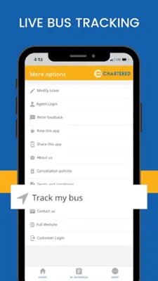 Chartered Bus android App screenshot 9